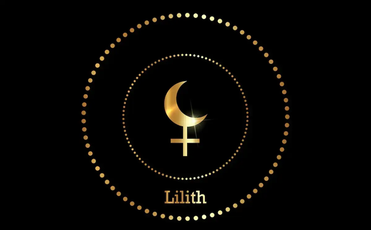 Kara Ay Lilith sembolü (⚸)